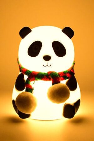 Panda Shaped Silicon Night Lamp - Multicolour